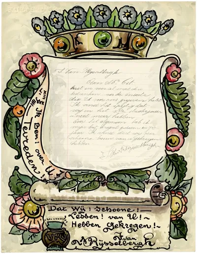 Brief Van Rijsselbergh