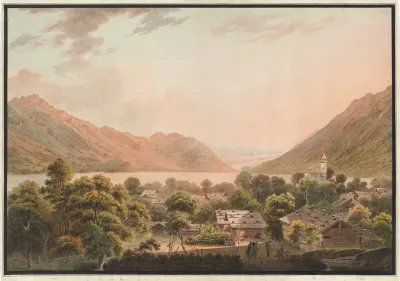 Brienz Et Le Lac De Brienz Vers Interlaken