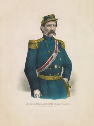 Brigadier General Louis Blenker First Regiment German Rifles