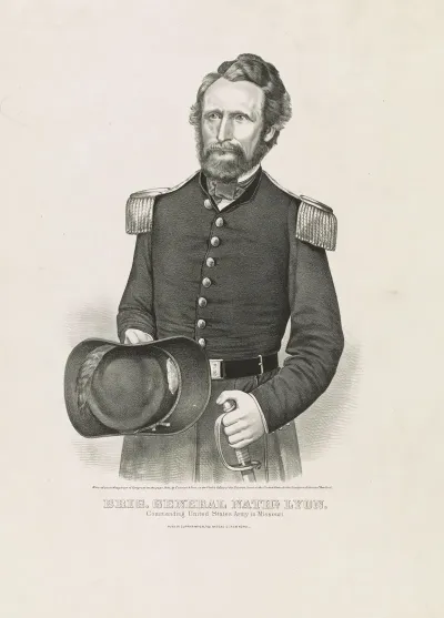 Brigadier General Nathaniel Lyon Commanding United States Army In Missouri