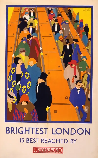 Brightest London Is Best Reached By Underground