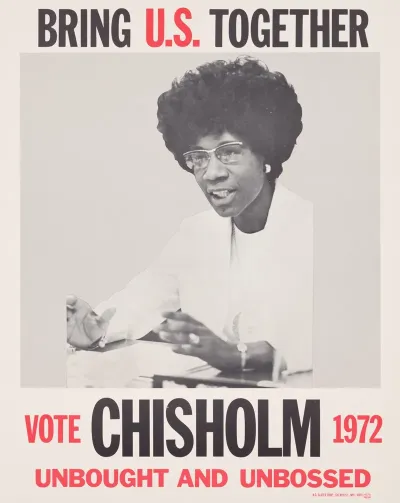 Bring U S Together Vote Chisholm 1972 Unbought Unbossed