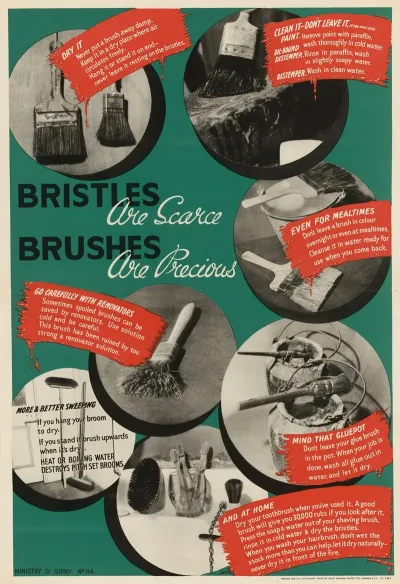Bristles Are Scarce Brushes Are Precious