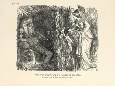 Britannia Discovering The Source Of The Nile