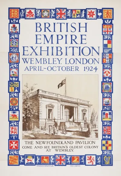 British Empire Exhibition Wembley London April October 1924 The Newfoundland Pavilion