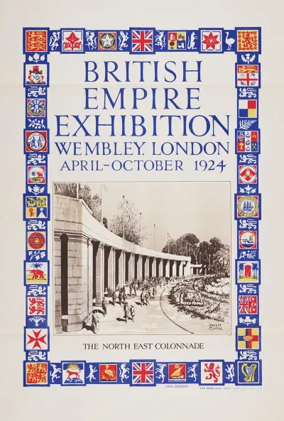 British Empire Exhibition Wembley London April October 1924 The North East Colonnade