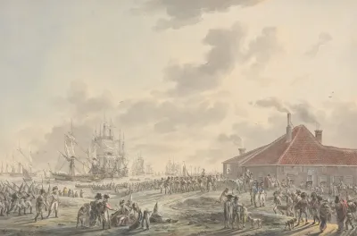 British Troops Disembarking