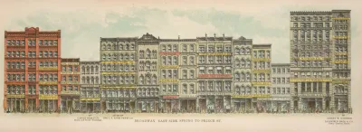 Broadway East Side Spring To Prince St