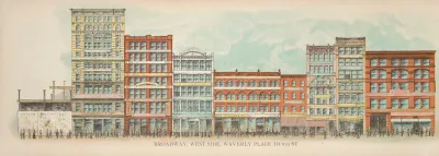 Broadway West Side Waverly Place To 8th St