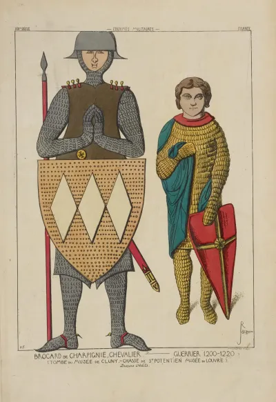 Brocard De Charpignie Chevalier Guerrier 1200 1220