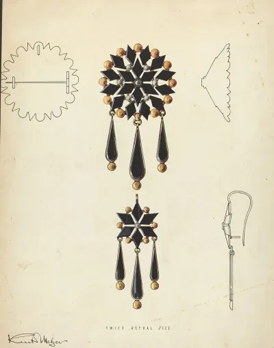 Brooch And Earring