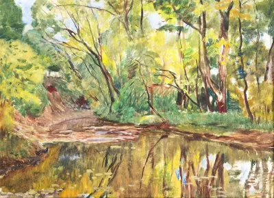 Brook In The Forest Ii