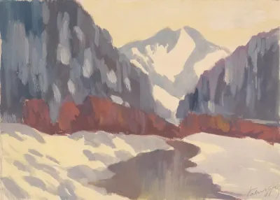 Brook In The Winter