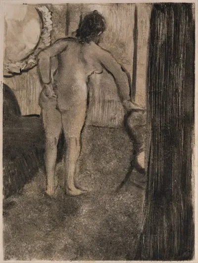 Brothel Scene Dans Le Salon Dune Maison Close