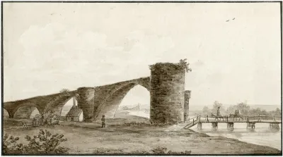 Brug Over De Galego Bij Saragossa