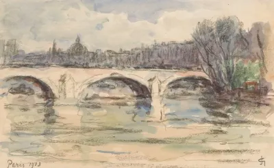 Brug Over De Seine Parijs