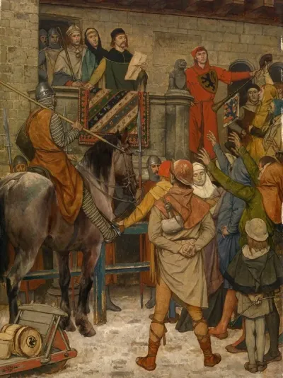 Bruges Receives Its City Charter From Philip Of Alsace