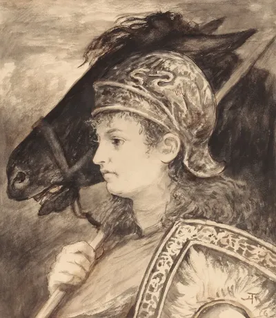 Brunhilda With Grane