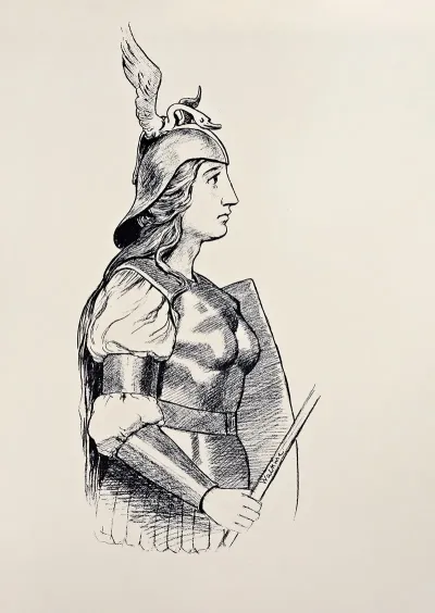 Brunnhilde Brustbild