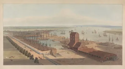 Brunswick Dock On The Thames At Blackwall