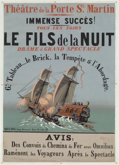 Btheatre De La Porte St Martin Le Fils De La Nuit Drame A Grand Spectacle