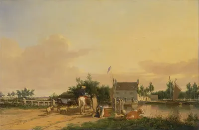 Buckenham Ferry On The River Yare Norfolk