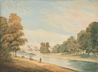 Buckingham Palace From St Jamess Park 2