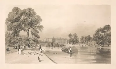 Buckingham Palace From St Jamess Park