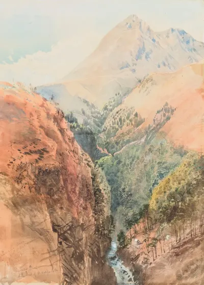 Buckler Burn At The Head Of Wakatipu Lake