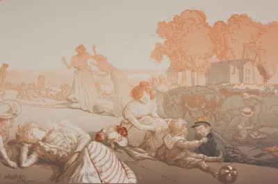 Bucolique Moderne Sonntag Von Der Thoren Von Paris