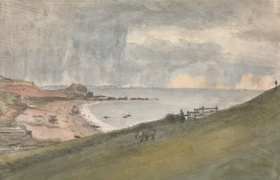 Budleigh Salterton An Easier Way Of Descending Ye Cliff