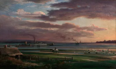 Buffalo Harbor From The Foot Of Porter Avenue