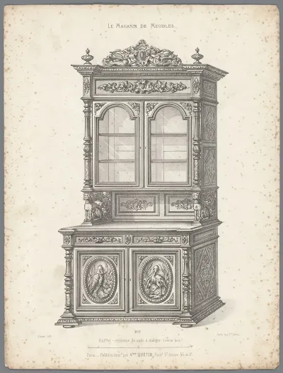 Buffet Credence De Salle A Manger Vieux Bois