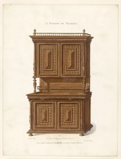 Buffet Credence Portes Pleines