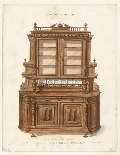 Buffet De Salle Grands Coins Ronds