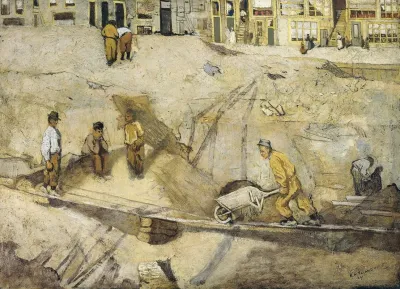 Building Site In Amsterdam