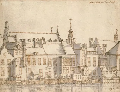 Buildings Along The Hofvijver In The Hague
