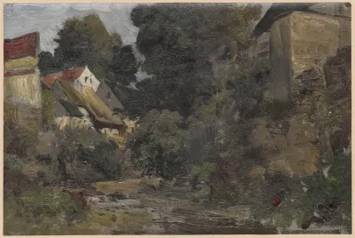 Buildings On The Jedlica In Bukowiec