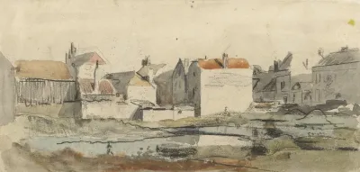 Buitenkant Van Een Stad In Aanbouw