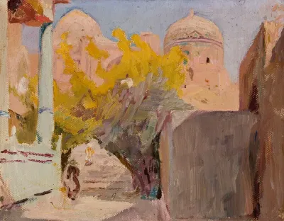 Bukhara From The Journey To Turkestan