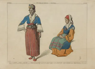 Bulgare De Collakia Et Jardiniere De Balgia Pres Salonique