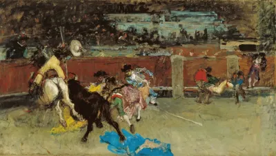 Bullfight Wounded Picador