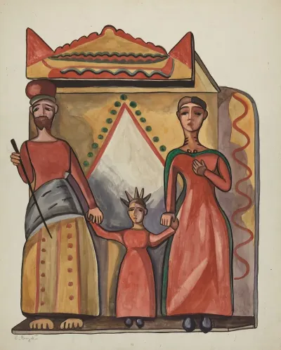 Bulto Holy Family