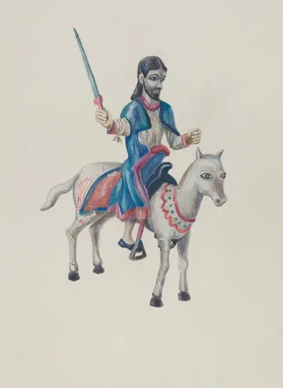 Bulto Of Santiago