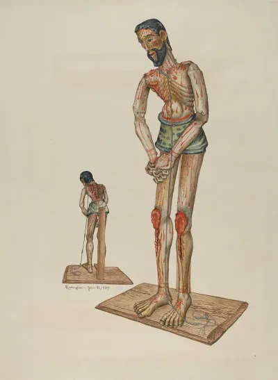 Bulto Penitente Nazarine Christ