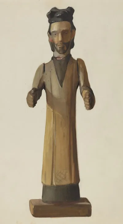 Bulto Saint With Hands Extended