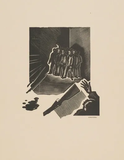 Bunt W Wiezieniu W Irkucku Ilustracja Do Ksiazki Jozef Pilsudski Na Syberii Mieczyslawa Bohdana Lepeckiego