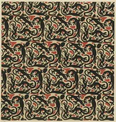 Buntpapier Salamander