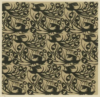 Buntpapier Vogel