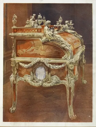 Bureau Du Roi Louis Xv French Tansitional Louis Xv Xvi Style